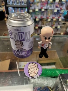 Funko Vinyl Soda The Office Creed Bloody CHASE /2,000 w/ Disc/Can EE Exclusive - Picture 1 of 2