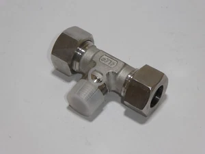 Schneidringverschraubung Edelstahl EXMAR Hydraulikverschraubung 18L-1/2" T-Stück - Bild 1 von 1