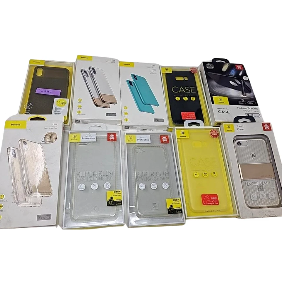 Lote de 10 fundas de teléfono Baseus para iPhone X XS XR 7 8 y Samsung Galaxy S8 Foto 1 de 4