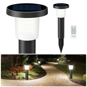 intelamp Solar Garden Lights Outdoor Waterproof, 2 Pack Bright LED Solar Powe... - Picture 1 of 9