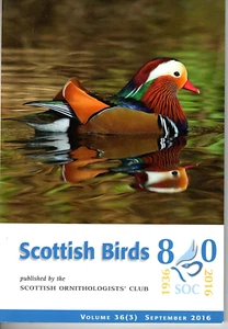 Scottish Birds Volume 36(3) Sept 2016. - Picture 1 of 1