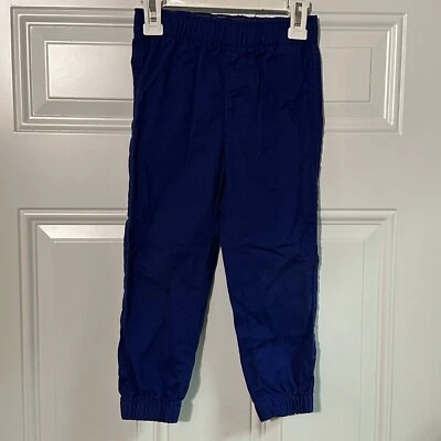 H&M Blue 100% Cotton Jogger Pants Size 4T - Image 1 of 4