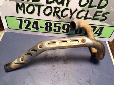 Yamaha XT225 1996 tubo de cabezal de escape y protector térmico Foto 1 de 4