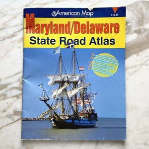 Vintage 2004 ADC American Map Maryland MD & Delaware DE State Road Atlas Book - Picture 1 of 12