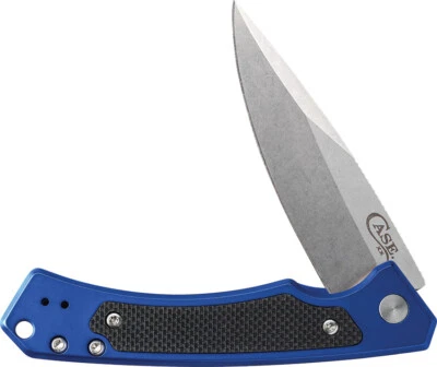 Case Cutlery Marilla Framelock Blue Aluminum & G10 Folding S35VN Knife 25882 - Image 1 of 4