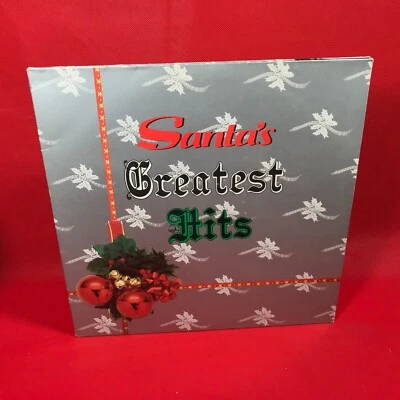 VARIOUS Santa's Greatest Hits 1985 double compilation vinyl LP ABBA DAVID BOWIE - Image 1 of 4