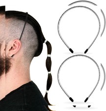 2 Pezzi Cerchietto per Capelli Uomo, XCOZU Elastica Capelli...