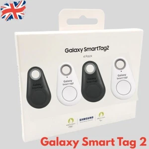 4X  Galaxy Smart Tag 2 Bluetooth GPS Tracker Pets, Bike, Car, Kids Black - Afbeelding 1 van 11