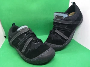 J-41 Waterfront Shoes Womens 8.5 M Adjustable Straps Sneakers Black Leather - Bild 1 von 17