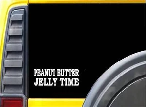 Peanut Butter Jelly Time K718 8" STICKER - Picture 1 of 1