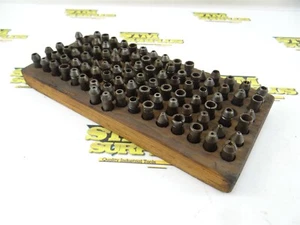 LARGE LOT OF BLACK DIAMOND DRILL GRINDER COLLETS 3/8" OD NUMBER & FRACTION SIZES - Picture 1 of 12