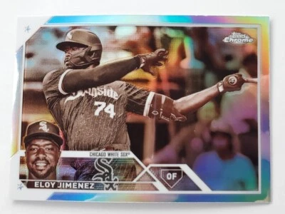 2023 Topps Chrome Eloy Jimenez Chicago White Sox Sepia Refractor #34 - Image 1 of 2
