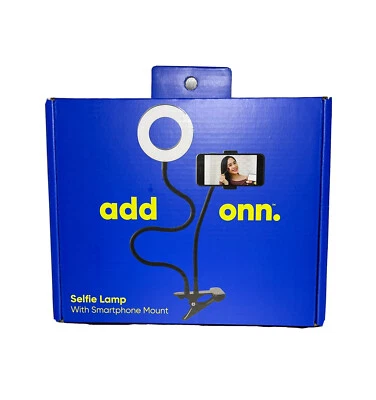 Add Onn Selfie Lamp + Smartphone Holder Adjustable Levels Flex Clamp - Image 1 of 2