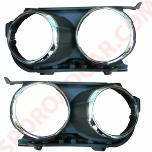 Chrome Bezel Head Lamp Protective Cover For Parts GM Chevrolet Sonic 2012-2016 - Picture 1 of 1