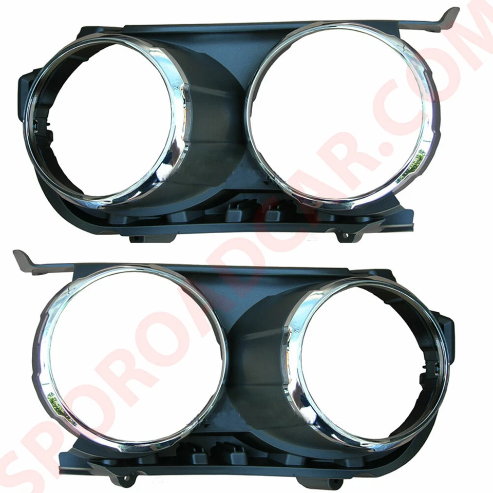 Chrome Bezel Head Lamp Protective Cover For Parts GM Chevrolet Sonic 2012-2016 - Image 1 of 1