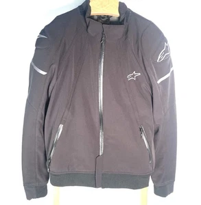 Alpinestars Sektor Tech Motorcycle Bike Hoodie Zip Jacket Medium Black Armour - Picture 1 of 20