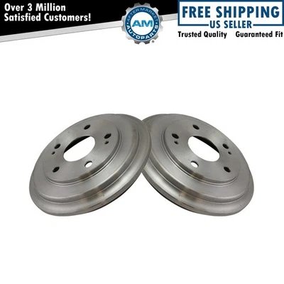 Rear Brake Drum LH RH Pair Kit Set of 2 for Honda Civic New - Image 1 of 4