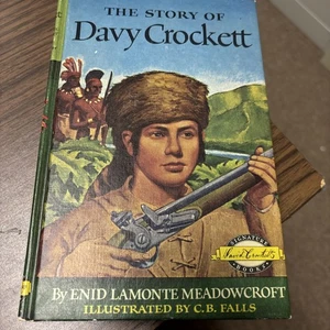 The Story of Davy Crockett by Enid Lamonte Meadowcroft Vintage 1952 Ex-Library - Bild 1 von 15