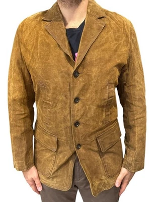 Polo Ralph Lauren Suede Leather Blazer Jacket Medium - Image 1 of 4