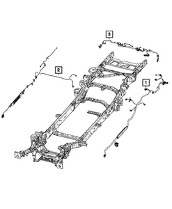 Genuine Mopar Chassis Wiring 68646306AA - Picture 1 of 1