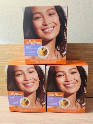 LOTE de 3 Kit de Cera Sally Hansen para Cuerpo 5.9oz Extracto de Planta Infundido para Microondas NUEVO Foto 1 de 4