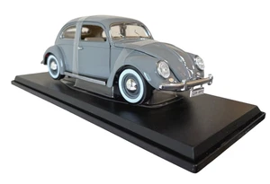 Maisto 1955 Volkswagen Käfer Käfer Diecast 1:18 Auto grau silber Sonderedition - Bild 1 von 7