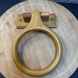 Anillo de toalla de roble macizo de colección prostica decoración de granja - Imagen 1 de 6