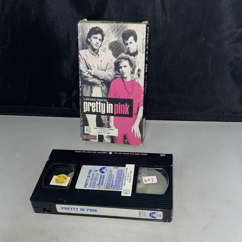 Pretty in Pink VHS 1986/1991 Molly Ringwald Andrew McCarthy  - Image 1 of 1