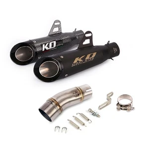 For Kawasaki Ninja 400 500 Z400 17-25 Mid Exhaust Pipe Slip 51mm Muffler Escape - Picture 1 of 10