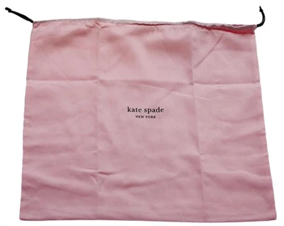 Nuevo KATE SPADE Rosa Extra Grande Bolsa para el Polvo Almacenamiento Cordón Logo 27"L x 17.5"H Foto 1 de 2