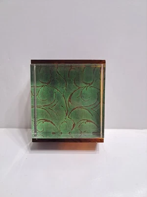 复古小号 Dupont Lucite 块相框 — 第 1/4 张图片