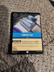 Cold Foil Sardine Can 170/204 Uncommon Rise of the Floodborn Disney Lorcana TCG - Picture 1 of 2