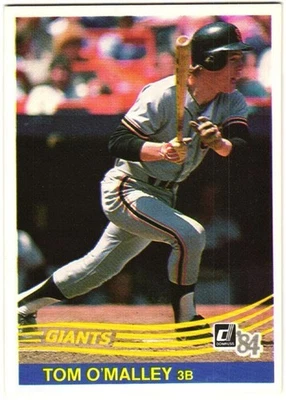 1984 Donruss - Tom O'Malley #601 - Image 1 of 2