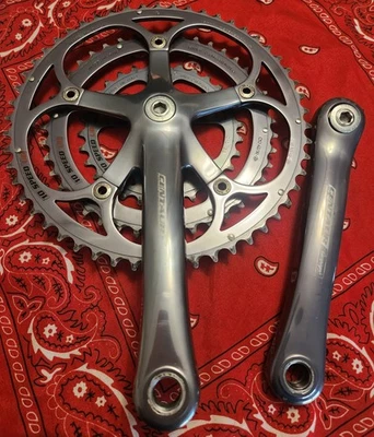 Campagnolo Centaur Triple Crank Set 10 Speed UD Road 53-42-30 170mm CENTURY GRAY - Image 1 of 4