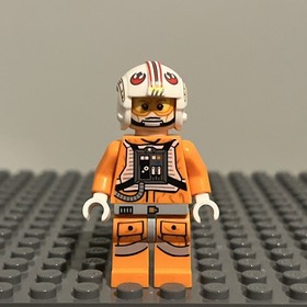 LEGO Star Wars Luke Skywalker Rebel Pilot Minifigure&nbsp;sw0569 From Set 75049 - 1T