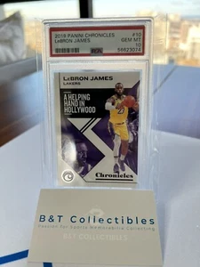 2019 Panini Chronicles #10 Lebron James PSA 10 - POP of Less Than 110 - Picture 1 of 2