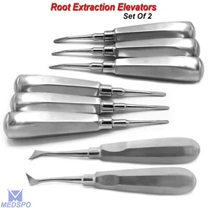 Oral Surgery Root Elevators Surgical Tooth Extraction Luxating Dental Instrument - Picture 1 of 5