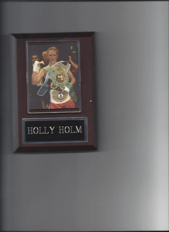 HOLLY HOLM PLAQUE UFC CHAMPION MMA WITH BELT Cover