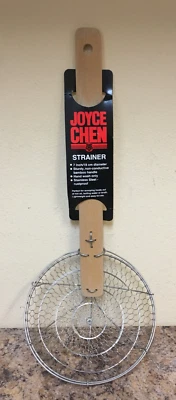 Colador de araña Joyce Chen J30-0037 de acero inoxidable de 7 pulgadas Foto 1 de 2