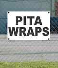 2x3 PITA WRAPS Black & White Banner Sign NEW Discount Size & Price FREE SHIP