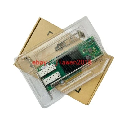 Dell X710-DA2 10Gb/s PCI-E Dual Port SFP+ CNA Network Adapter 5N7Y5 Y5M7N 5XW5P - Image 1 of 4