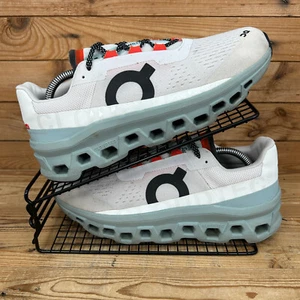 On Running Trainers Men Size UK 9.5 Cloudmonster Frost Surf Marathon Swiss Shoes - Picture 1 of 12