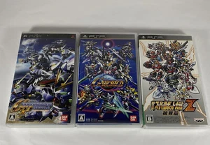 Lot3 PSP SD Gundam Generation , World & Dai 2 ji Super RobotTaisen Z -Japan Game - Picture 1 of 24