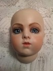 Vintage Repro. von BRU Jne Bisque Puppenkopf von Eleanor Holland Piercing blaue Augen