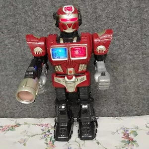 2005 Happy Kid 15" Toy Super Fighter Action Figure~Works~Walks&Lights Up~See Vid - Picture 1 of 22