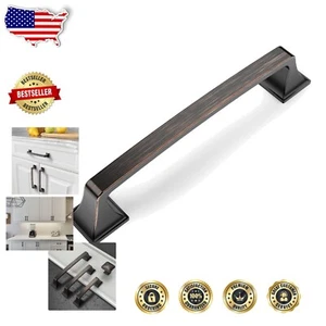 Paquete duradero de 10 manijas de cocina de bronce frotado con aceite - perfectas para cambio de imagen hágalo usted mismo - Imagen 1 de 9