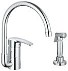 Eurostyle Single-Handle Kitchen Faucet With Side Spray