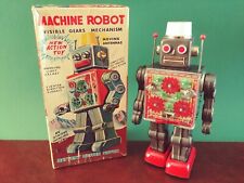 1960 SH Horikawa Japón Space Machine robot juguete de chapa robot con embalaje original