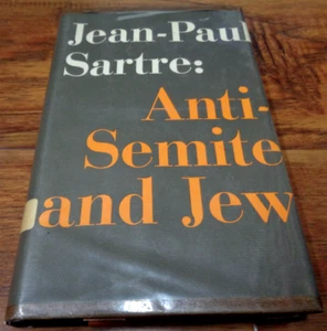 JEAN-PAUL SARTRE ANTI SEMITE AND JEW HC/DJ 1948 EX LIBRIS GC VTG JUDAISM - Picture 1 of 7