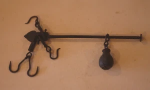 Antique Blacksmith Hand Forged Farm Scale Balance Tool Steelyard Steel Yard G - Picture 1 of 3